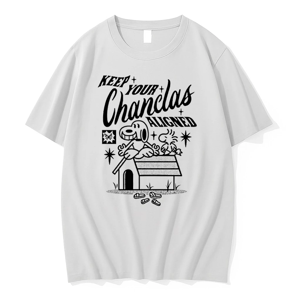 Snoopy And Woodstock Doghouse Keep Your Chanclas Aligned Shirts