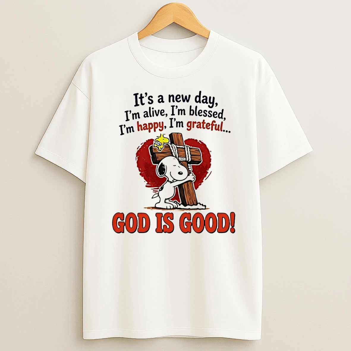 Snoopy Its A New Day Im Alive Im Blessed Im Happy Im Grateful Shirts