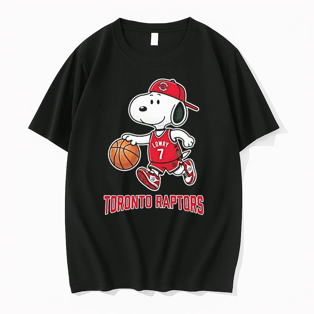Snoopy X Kyle Lowry Toronto Raptors Basketball Cartoon Shirts