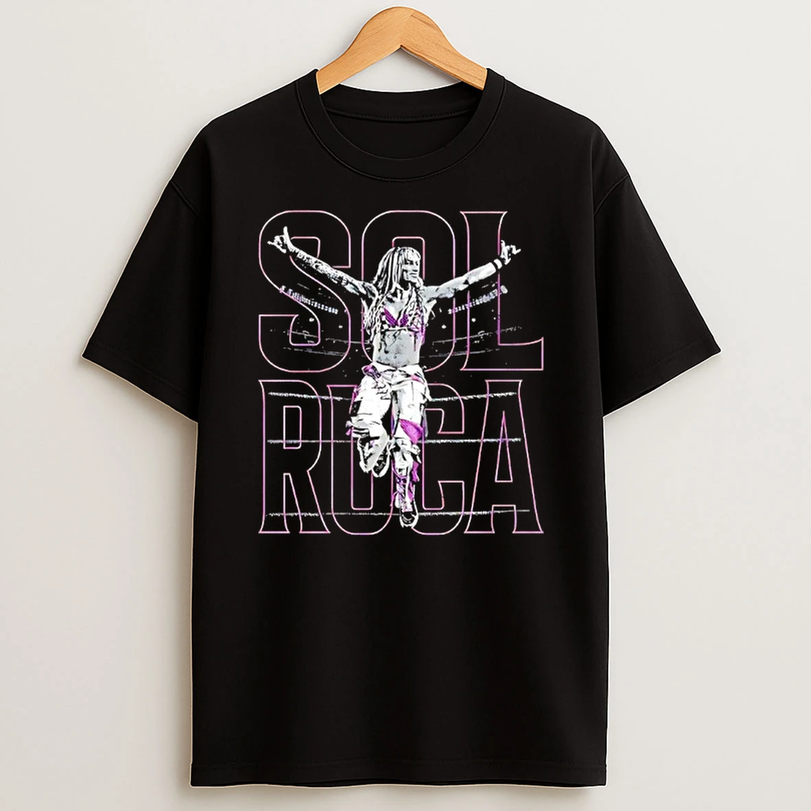 Sol Ruca Wwe Name Uutline Vintage Shirts