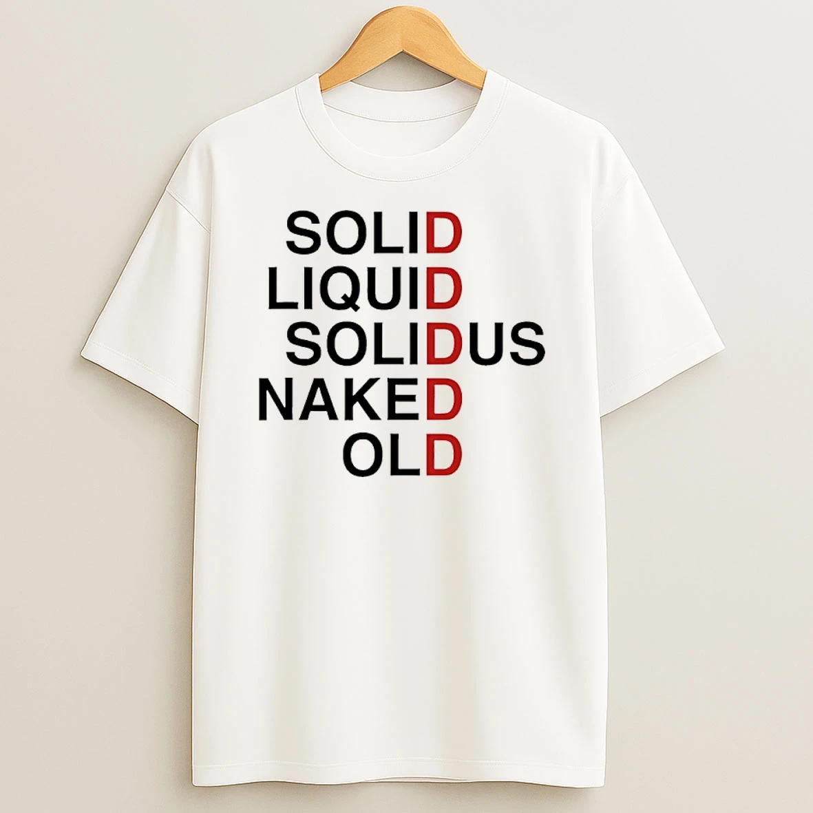 Solid Liquid Solidus Naked Old Shirts