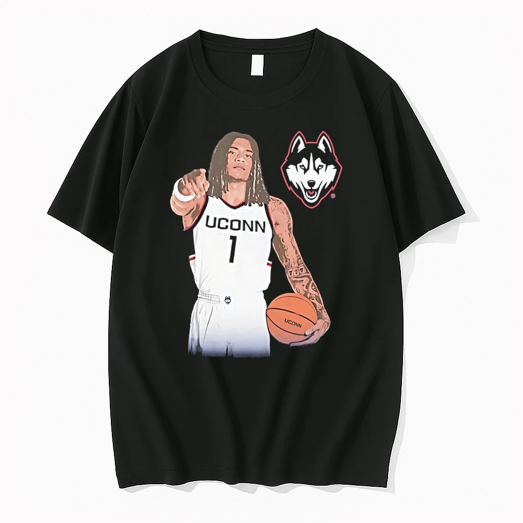 Solo Ball Uconn Huskies Mens Basketball Player Vintage Shirts