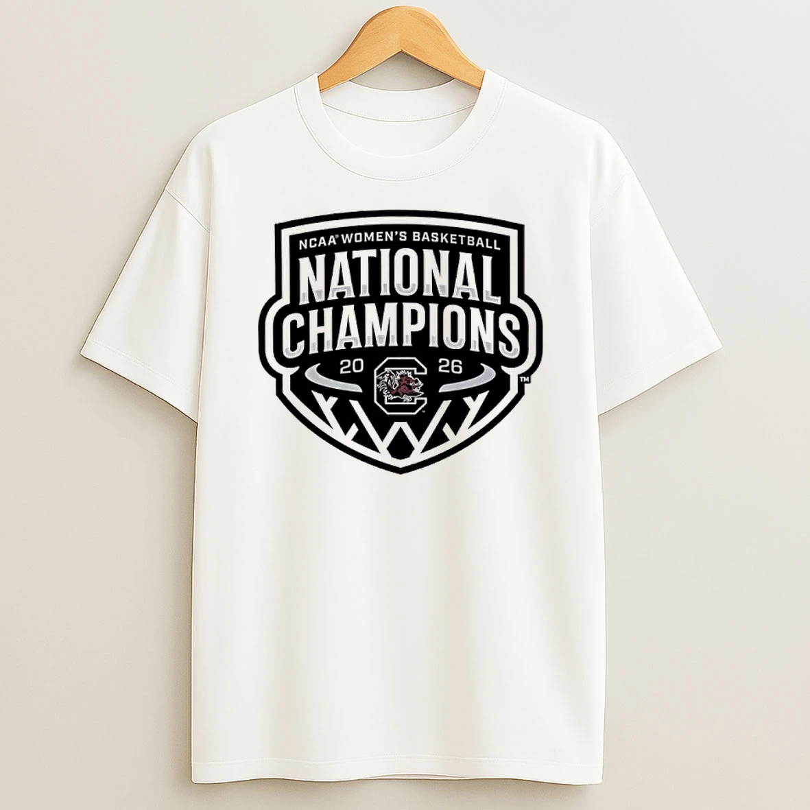 South Carolina Gamecocks 2026 Womens Basketball National Champions Shirts