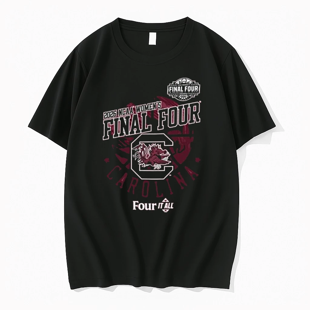 South Carolina Gamecocks Four It All Womens Final Four 2026 Shirts