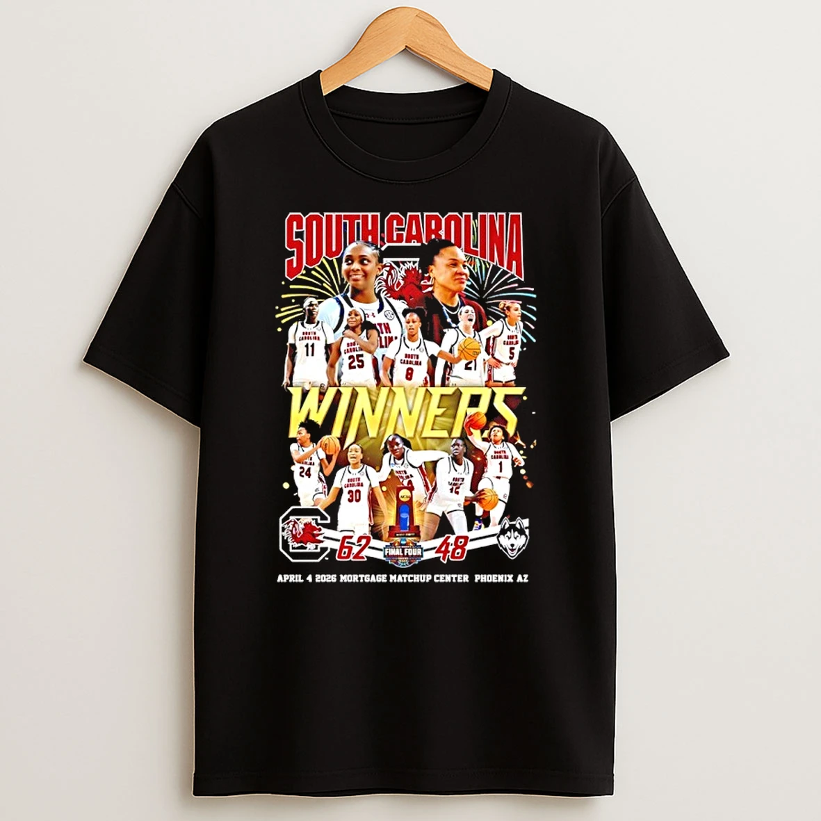 South Carolina Gamecocks Womens Basketball 2026 Final Four Winners Shirts