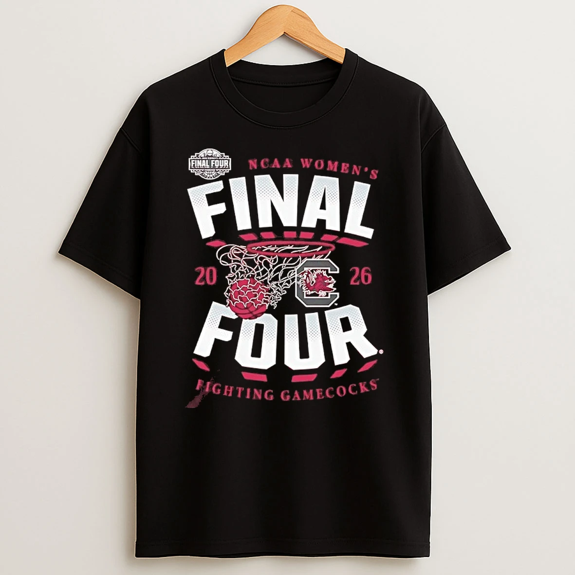 South Carolina Ncaa Womens Basketball Final Four 2026 Fighting Gamecocks Shirts