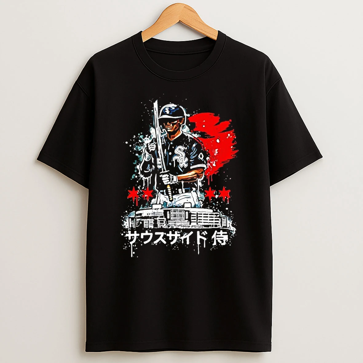Southside Samurai Chicago White Sox Baseball Japanese Vintage Shirts