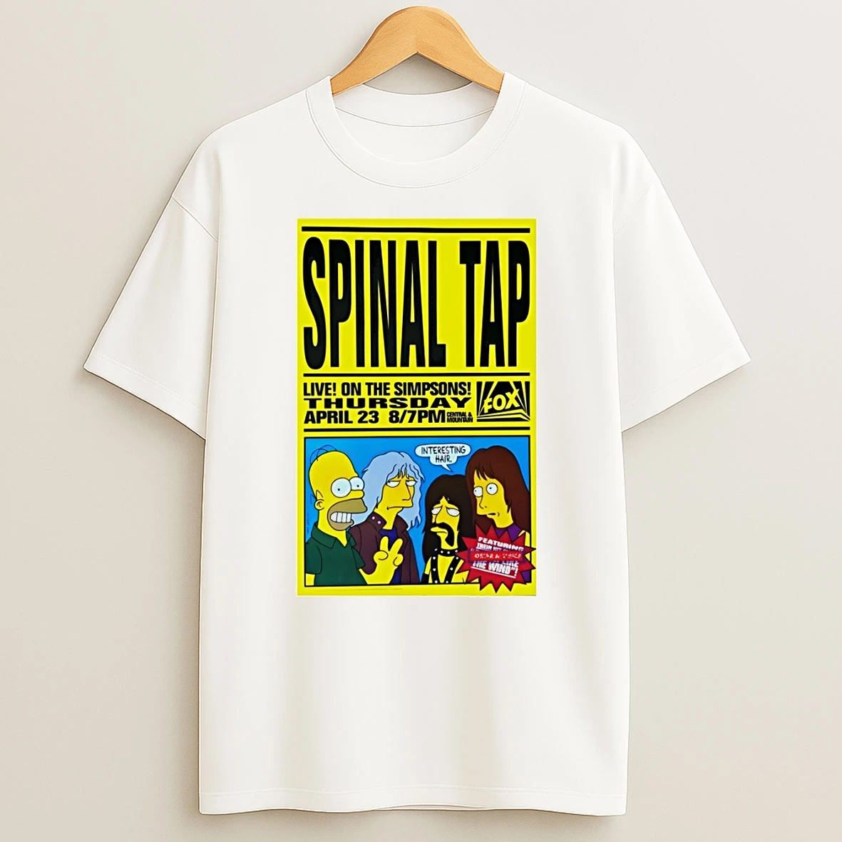 Spinal Tap Live On The Cartoon Thursday April 23 8 7 Pm Intersting Hair Shirts