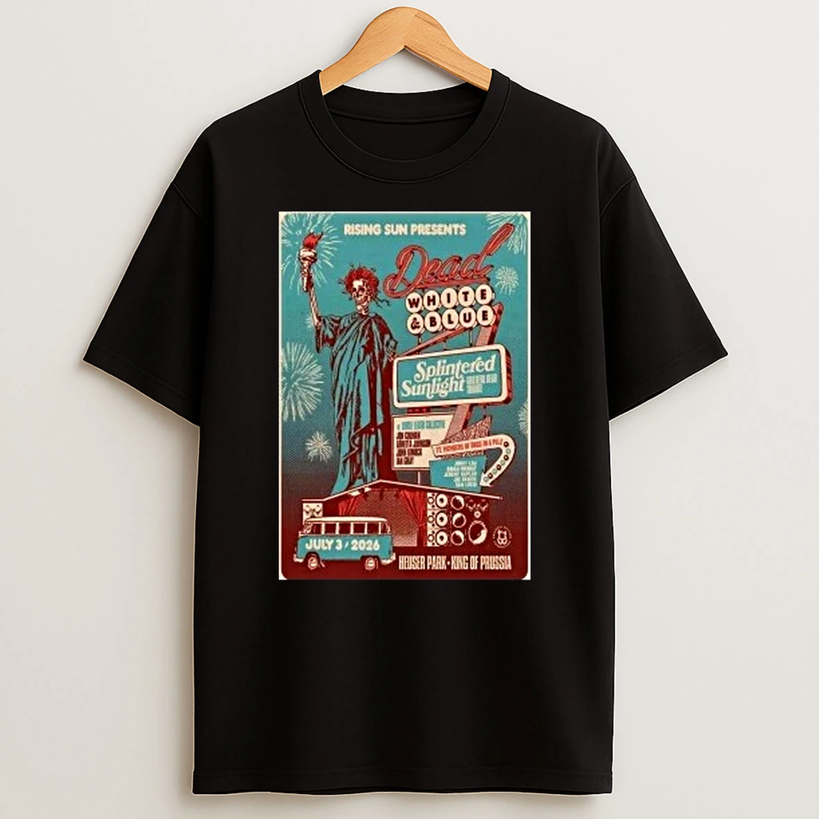 Splintered Sunlight Jul 3 2026 King Of Prussias Heuser Park Shirts