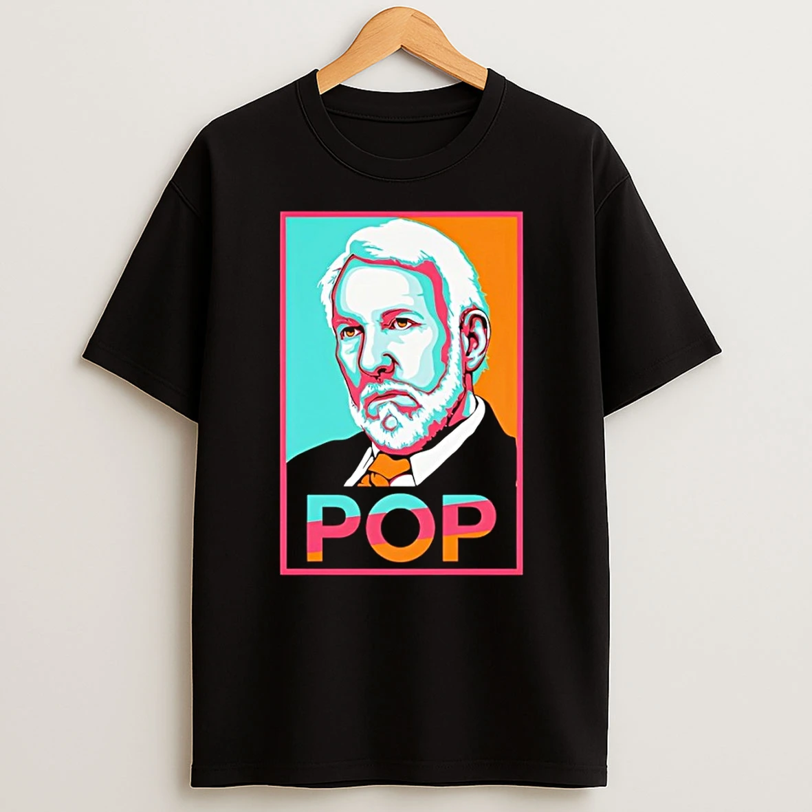 Spurs Fiesta Colors Popovich Pop Hope Parody Shirts
