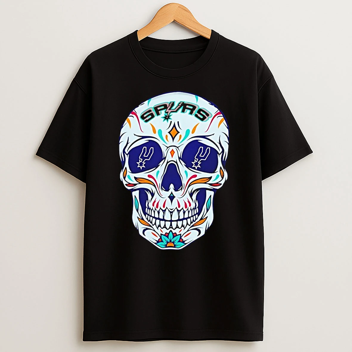 Spurs Skull Fiesta San Antonio Spurs Basketball 2026 Shirts