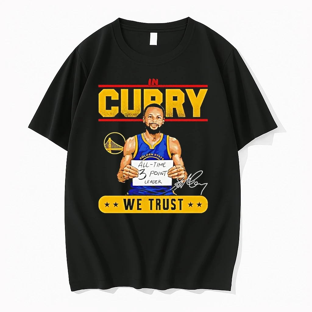 Steph Curry Golden State Warriors All Time 3 Point Leader In Curry We Trust Signature Shirts