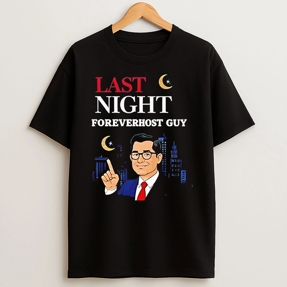 Stephen Colbert Last Night Foreverhost Guy 5 21 2026 Shirts