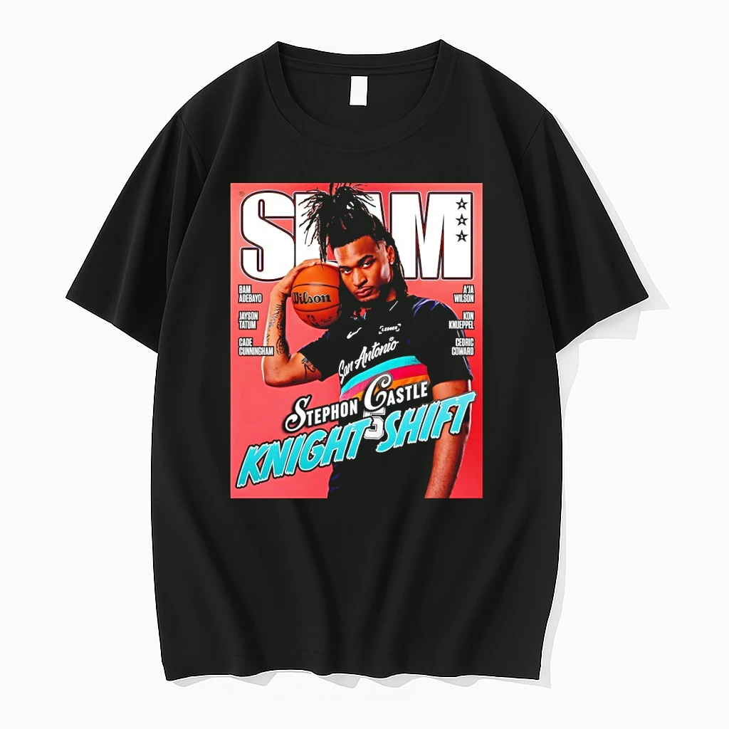 Stephon Castle Knight Shift San Antonio Spurs Basketball Slam Shirts