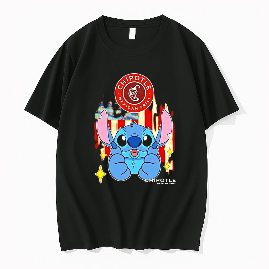 Stitch Like Chipotle Mexican Grill Usa Flag Shirts