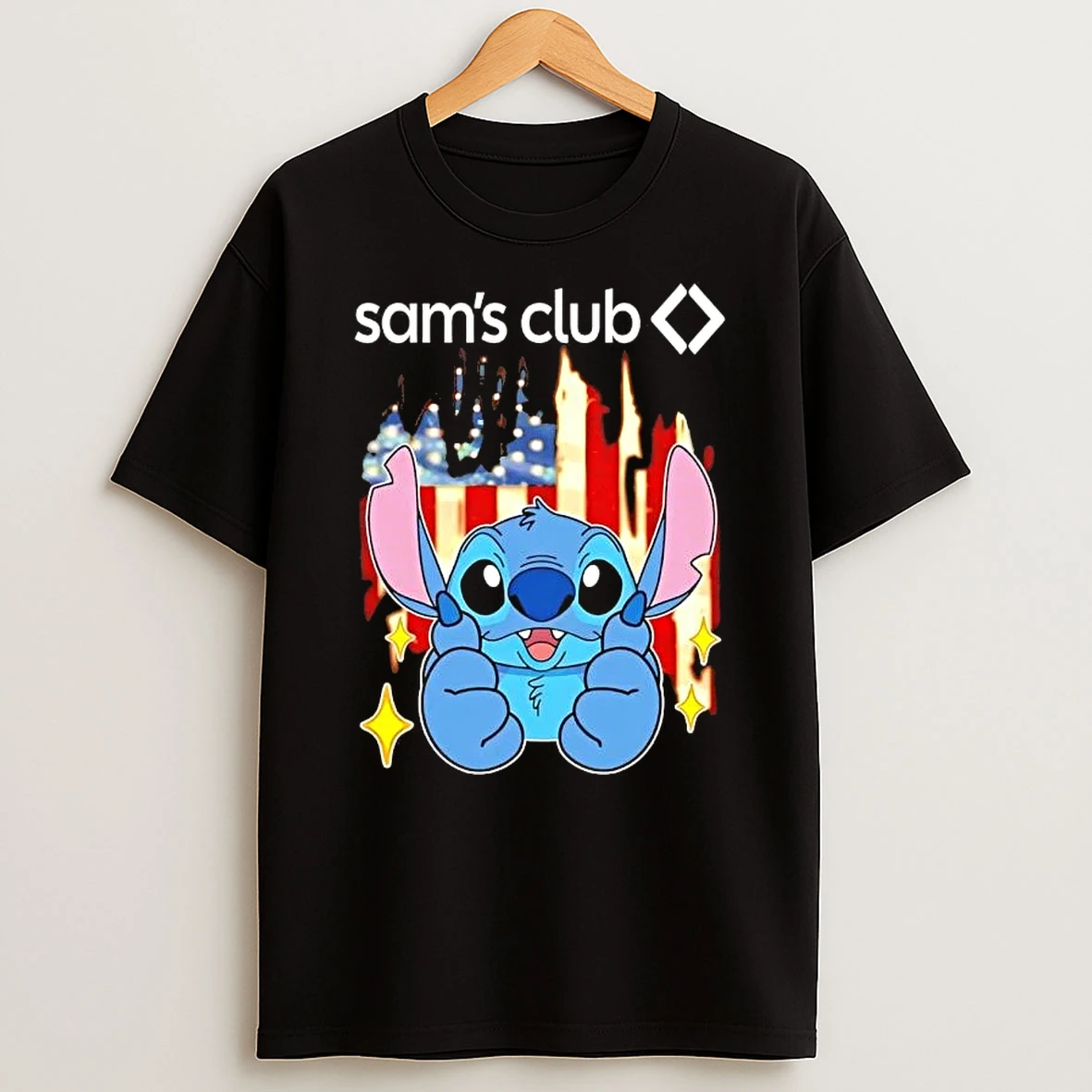 Stitch Like Sams Club Usa Flag Shirts