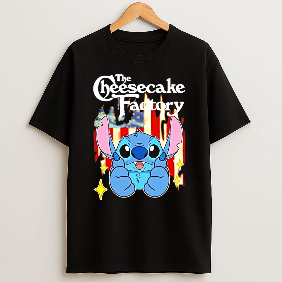Stitch Like The Cheesecake Factory Usa Flag Shirts