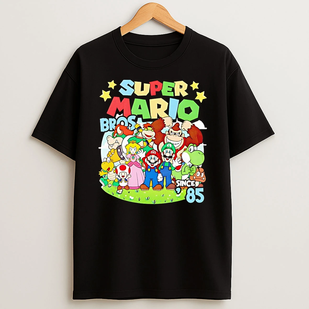 Super Mario Bros Game Cartoon Since 85 Shirts