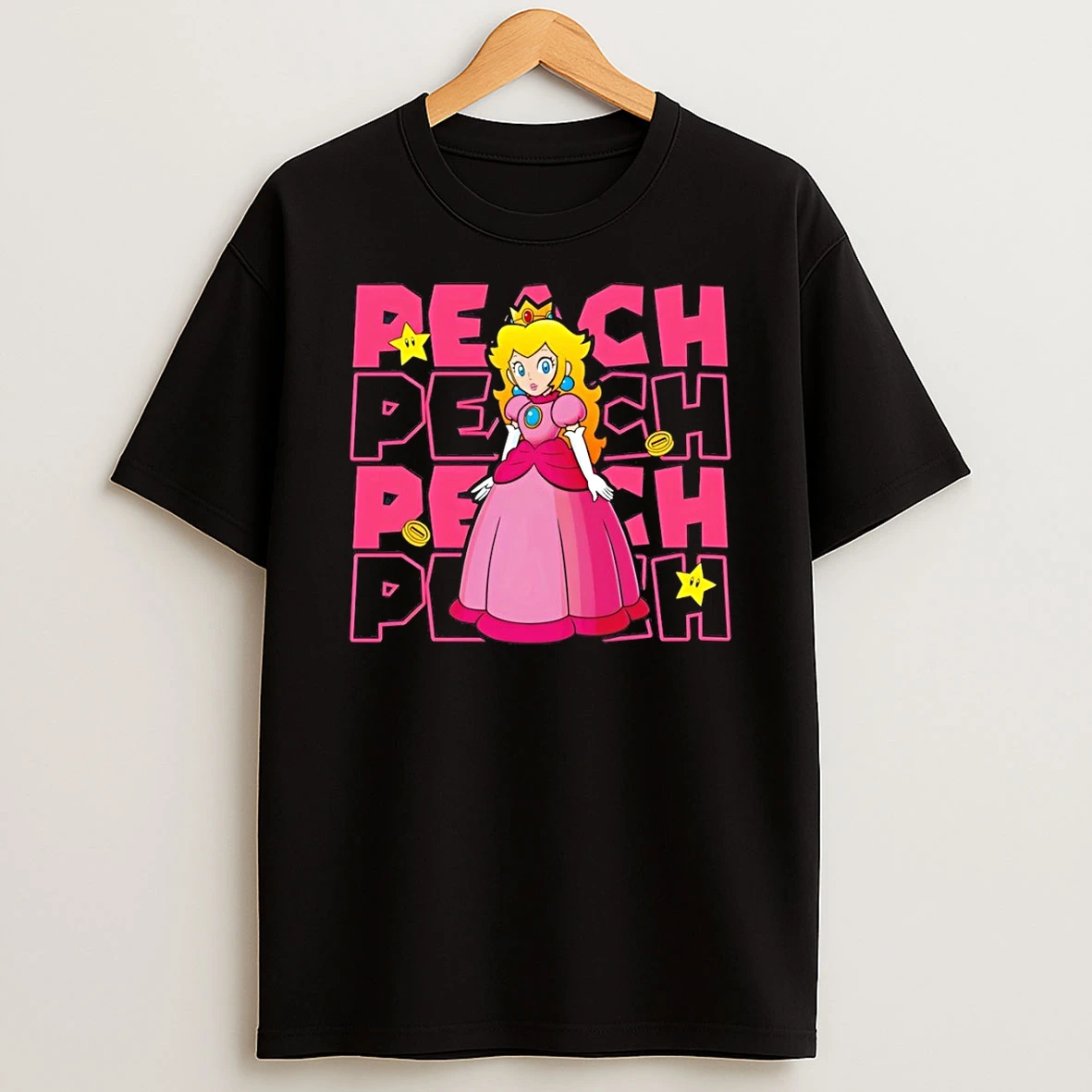 Super Mario Disneyland Princess Peach Est 1985 Shirts