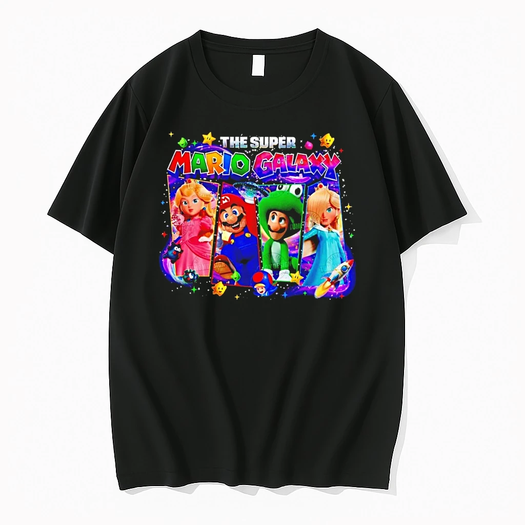 Super Mario Galaxy Movie Characters Gamer Space Shirts