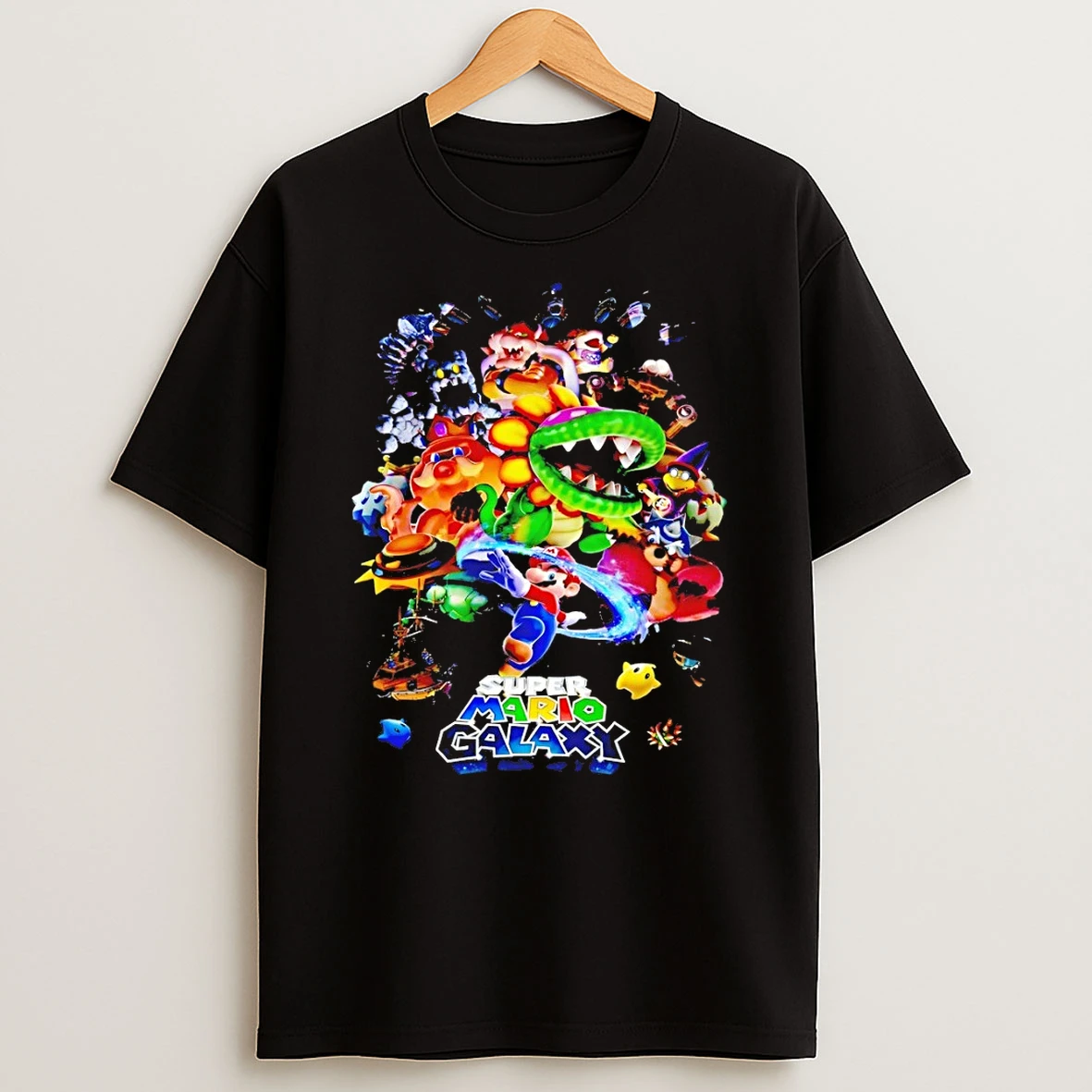 Super Mario Galaxy Movie World Family Holiday Shirts