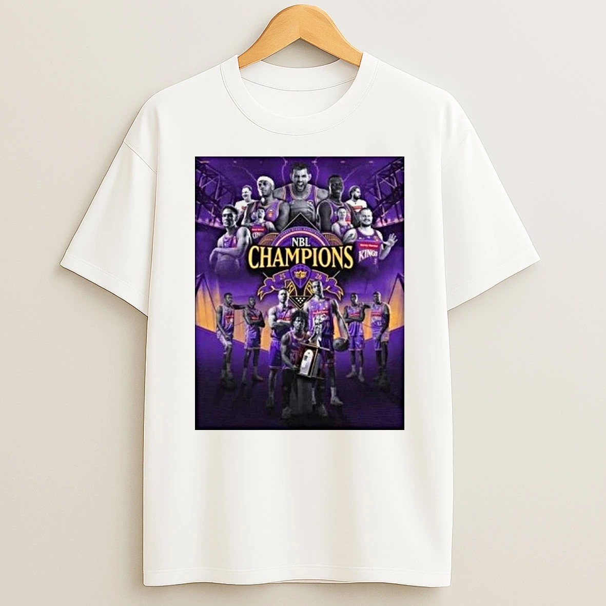 Sydney Kings 2026 Nbl Champions Shirts