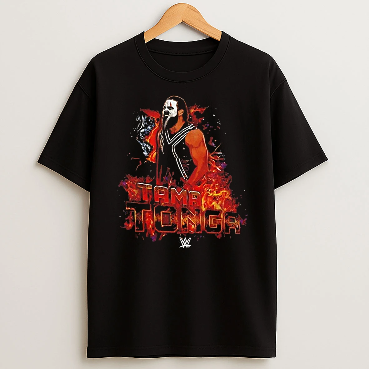 Tama Tonga Wwe Flames Vintage Shirts