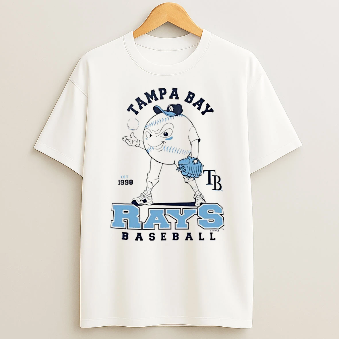 Tampa Bay Rays Baseball Character Est 1998 Shirts