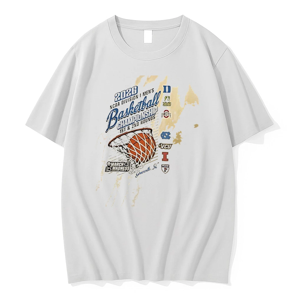 Team 2026 Ncaa Division I Mens Basketball 1st 2nd Rounds Greenville Championhip Shirts