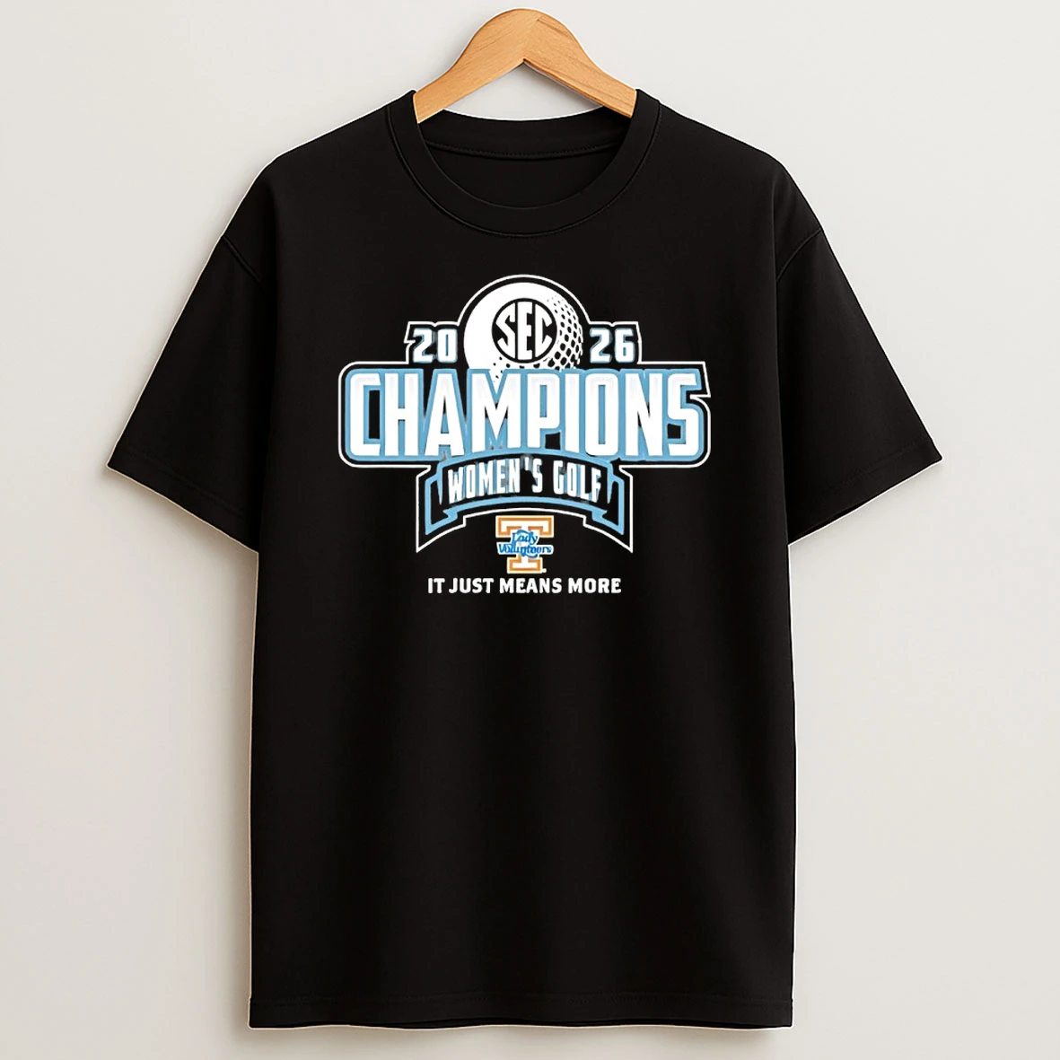 Tennessee Volunteers 2026 Sec Womens Golf Champions Shirts