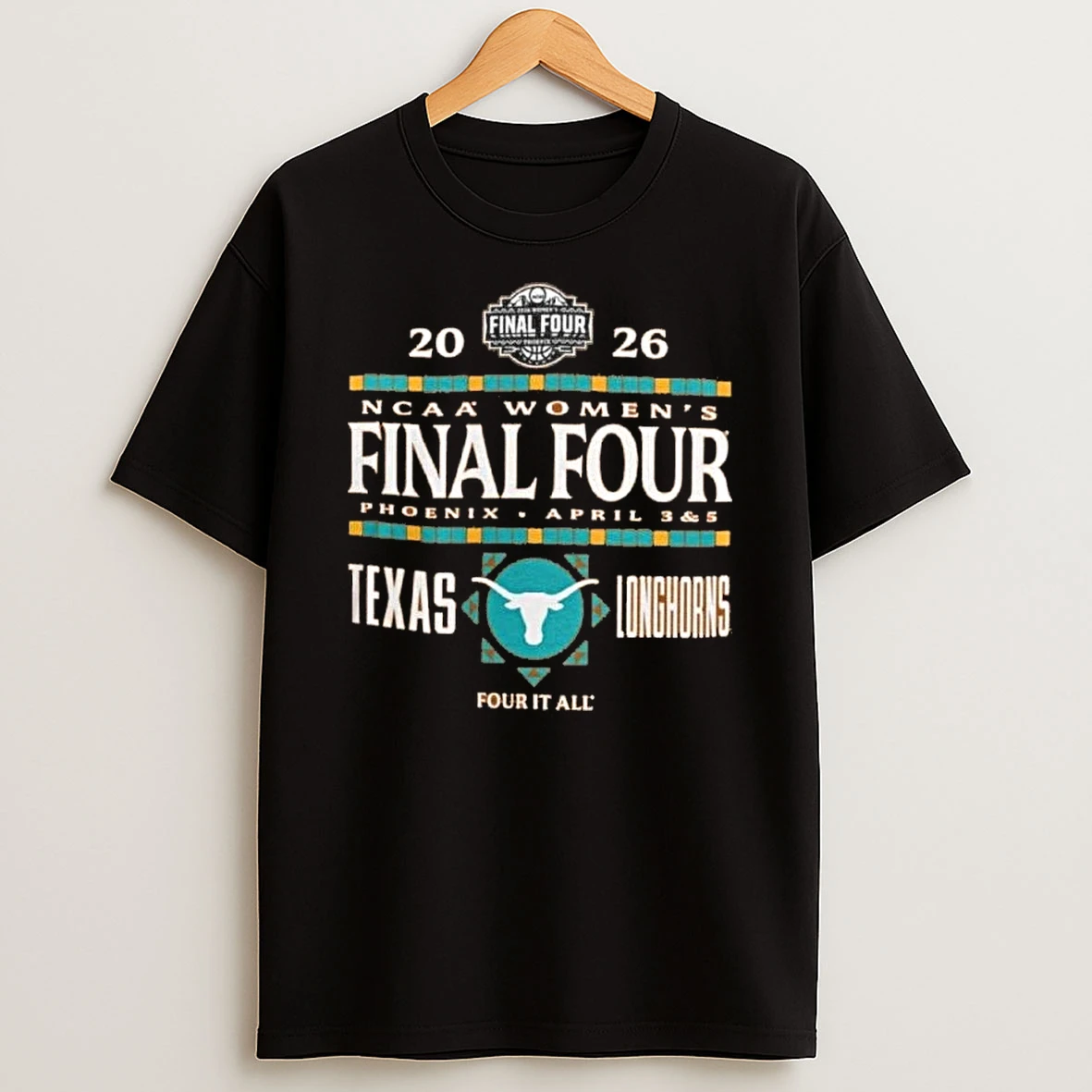 Texas Longhorns 2026 Ncaa Womens Final Four Phoenix Az Shirts