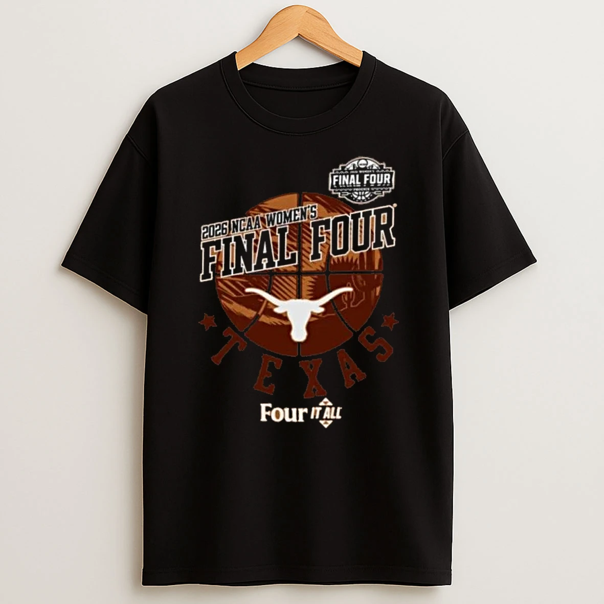 Texas Longhorns Four It All Womens Final Four 2026 Shirts