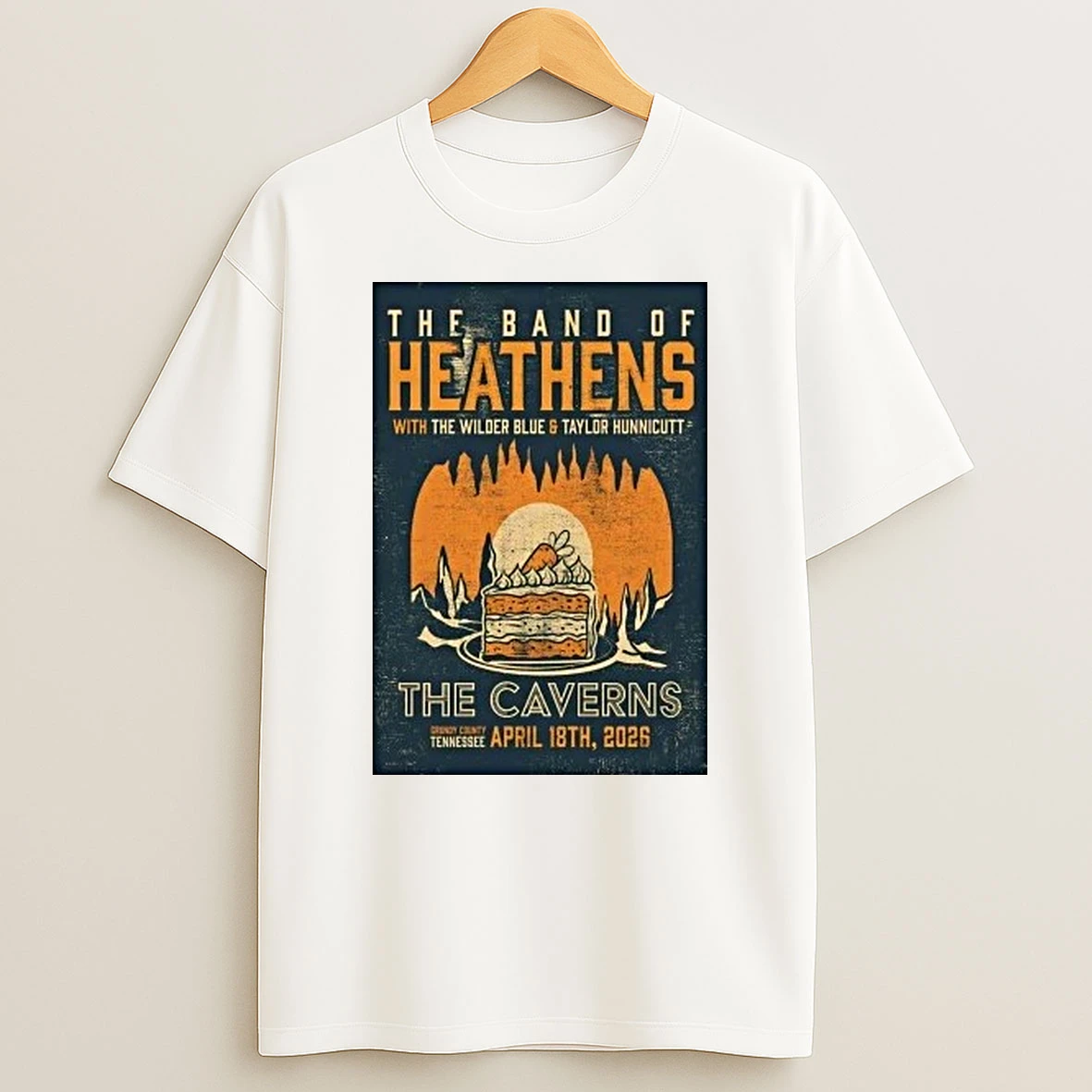The Band Of Heathens The Caverns In Grundy County Tn Apr 18 2026 Shirts