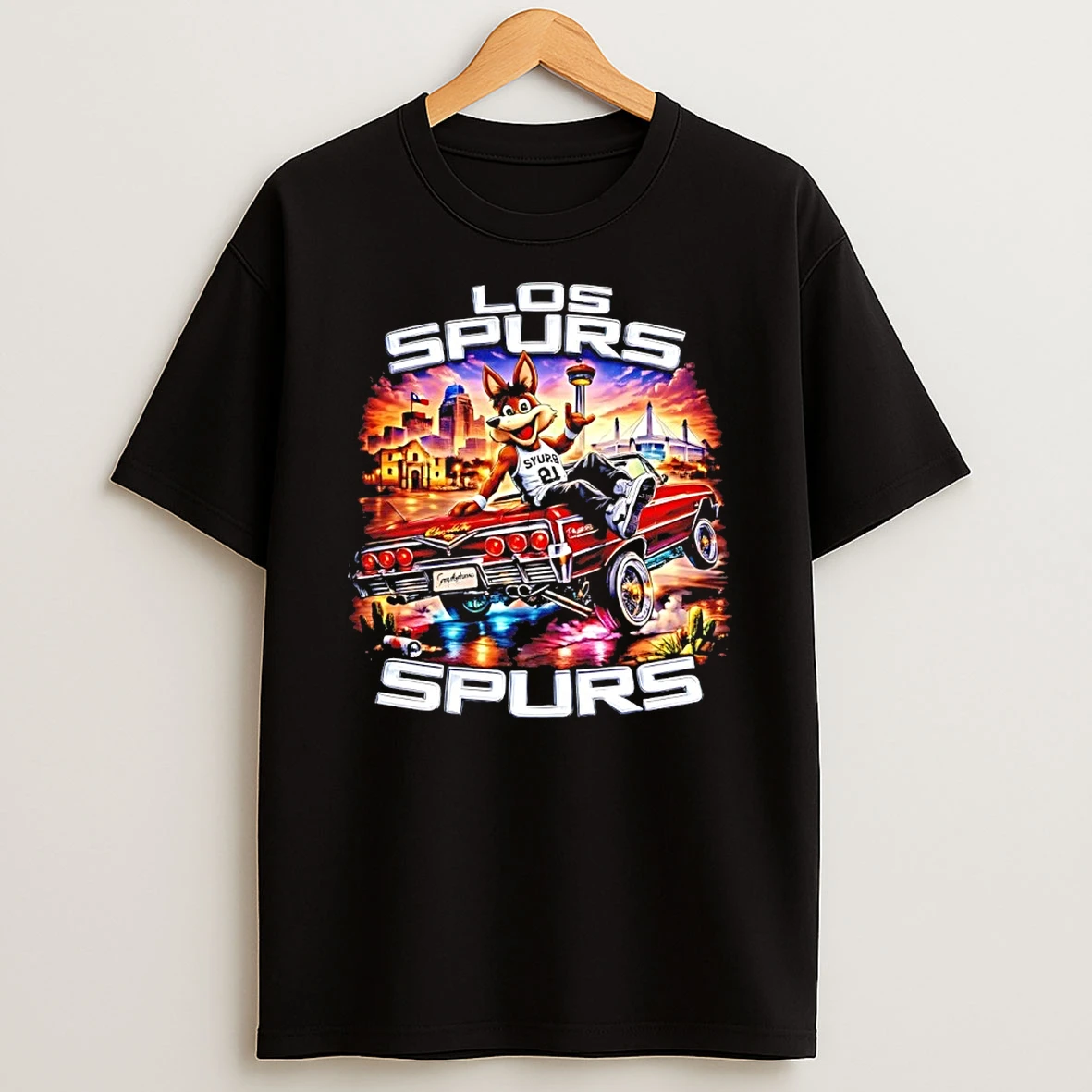 The Coyote San Antonio Spurs Crazy Hispanic Shirts