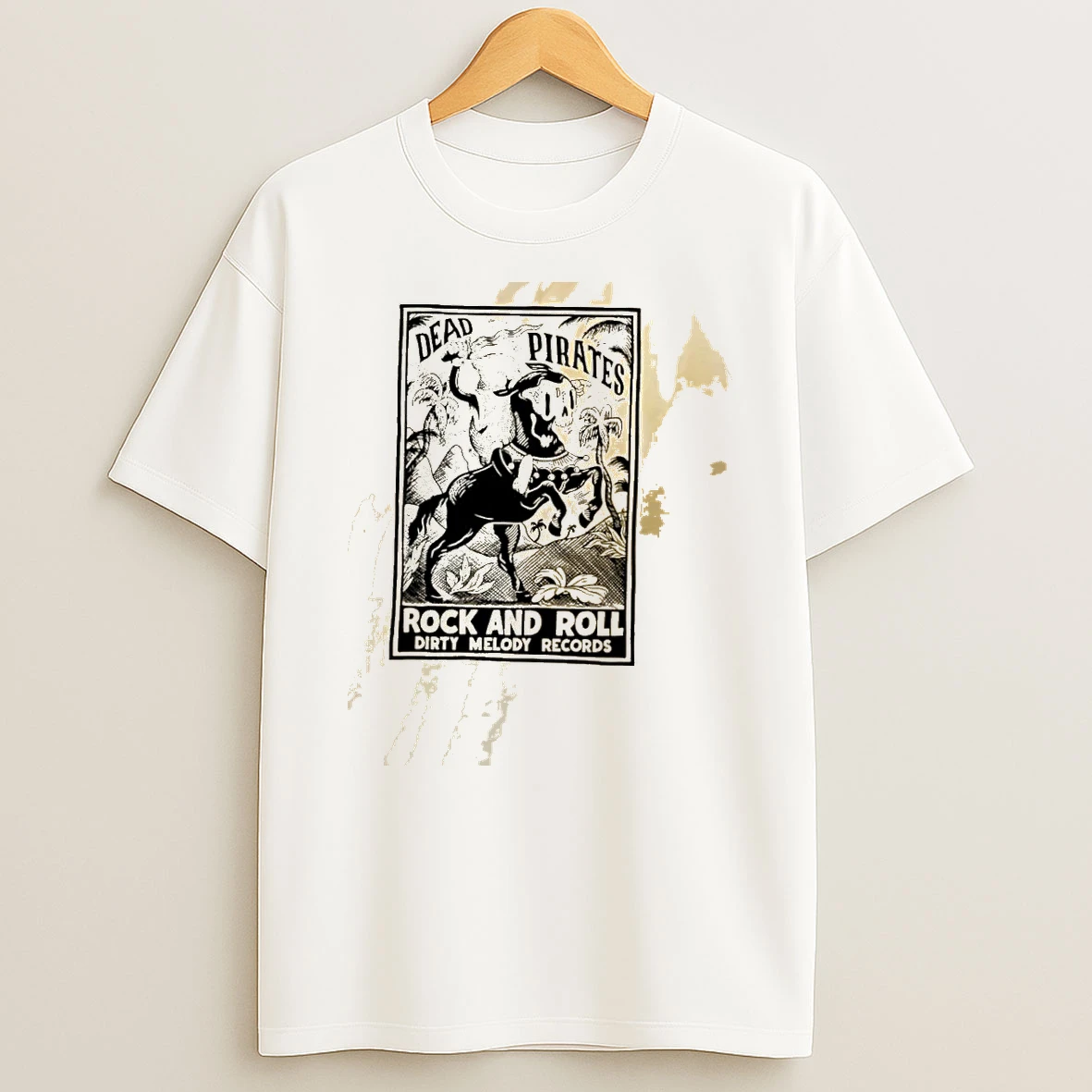 The Dead Pirates Rock And Roll Dirty Melody Records Shirts