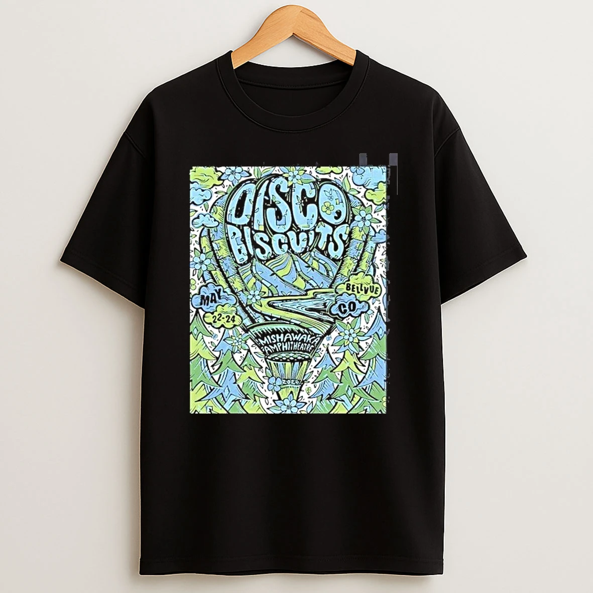 The Disco Biscuits Bellvue Colorado 2026 Venue At Mishawaka Amphitheatre From May 22 To 24 2026 Shirts