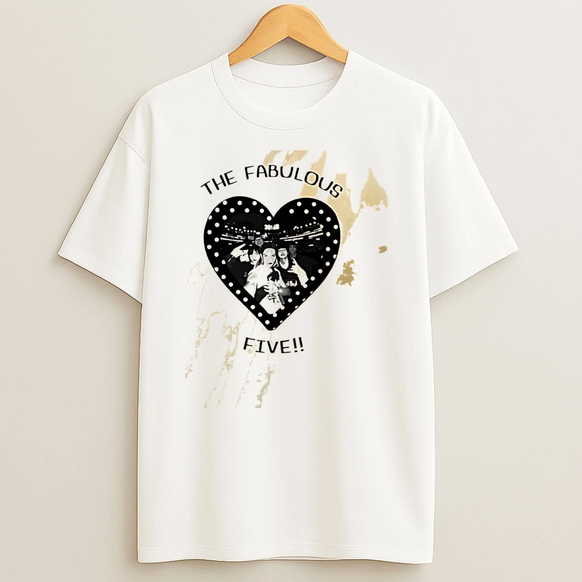 The Fabulous Five Heart Team Shirts