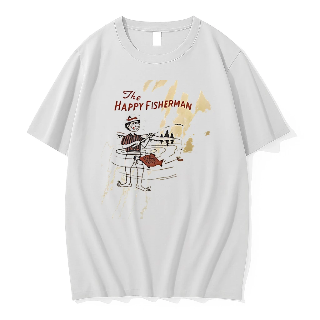 The Happy Fisherman Fish Blowjob Man Shirts