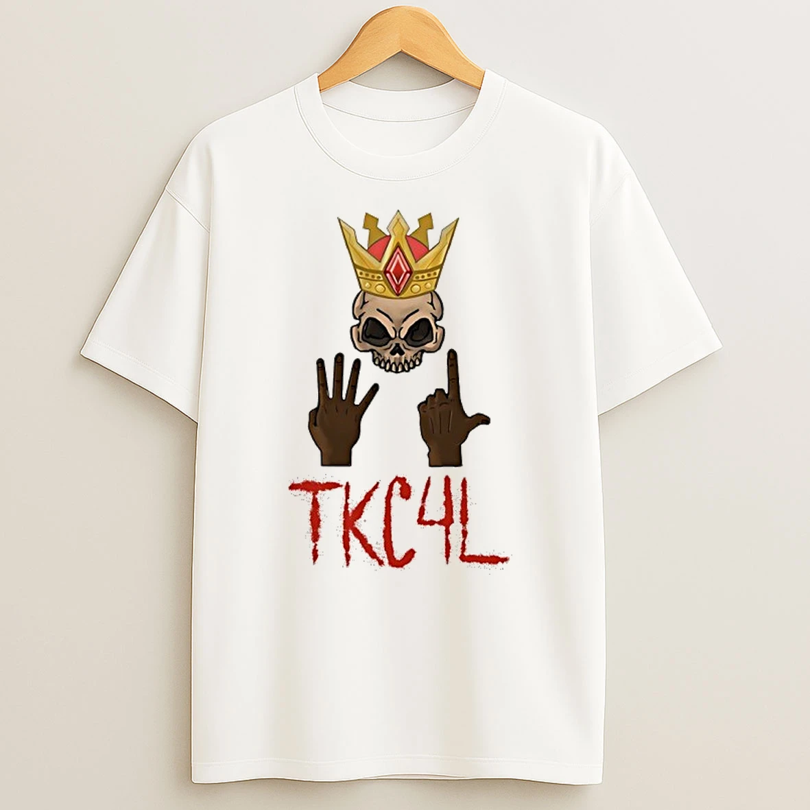 The Kingpin Tkc4l King Of Skull Shirts