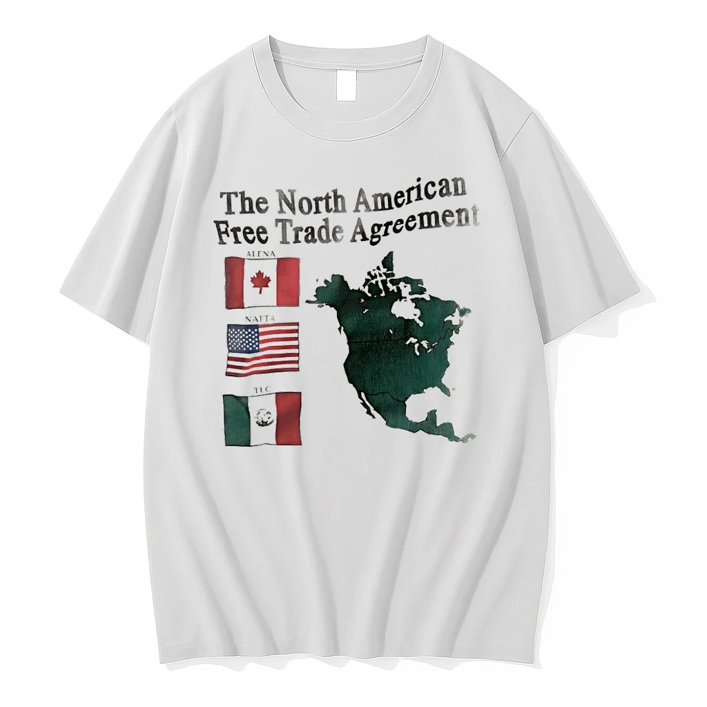 The North American Free Trade Agreement Alena Nafta Tlc Flag Shirts