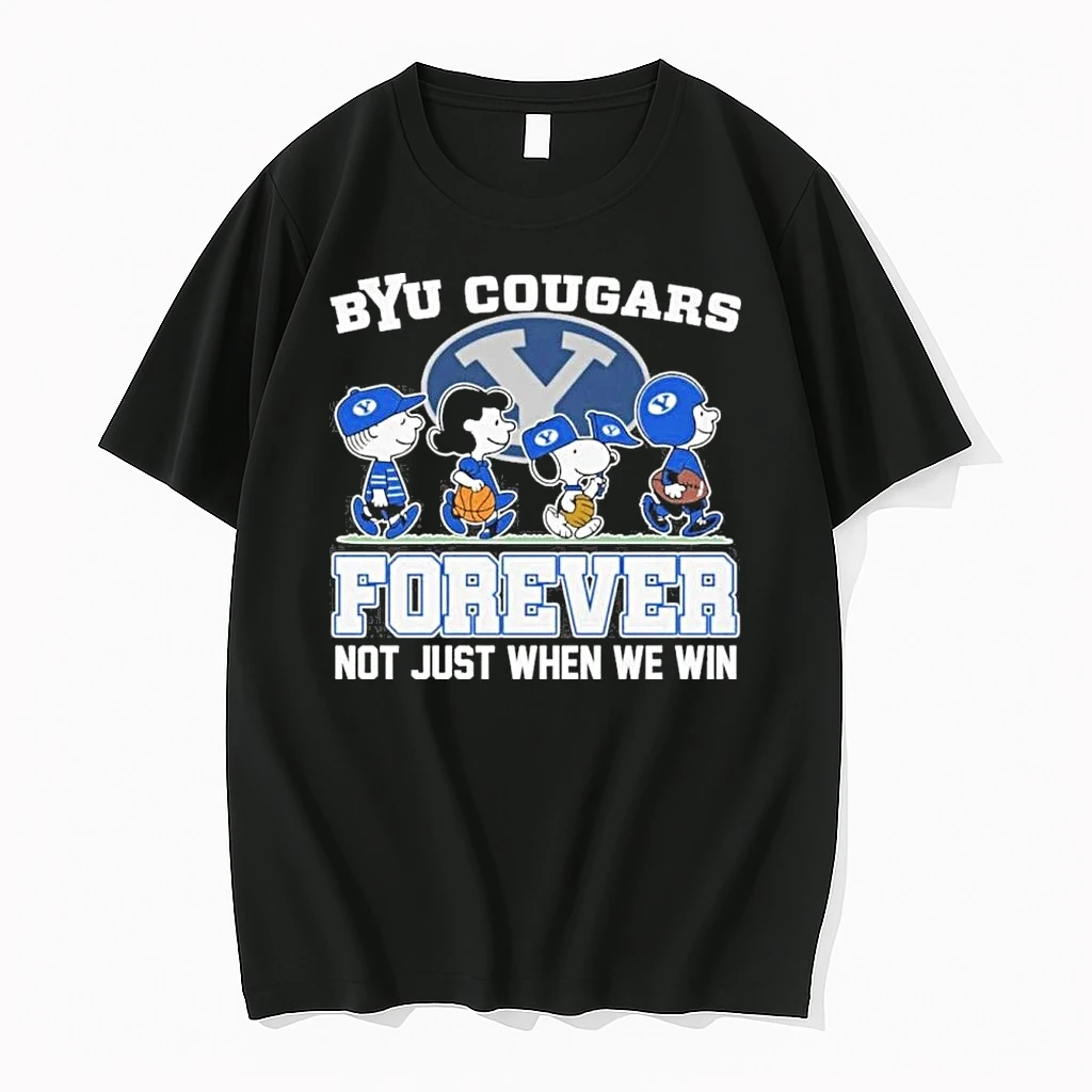 The Peanuts Characters X Byu Cougars Basketball Shirts