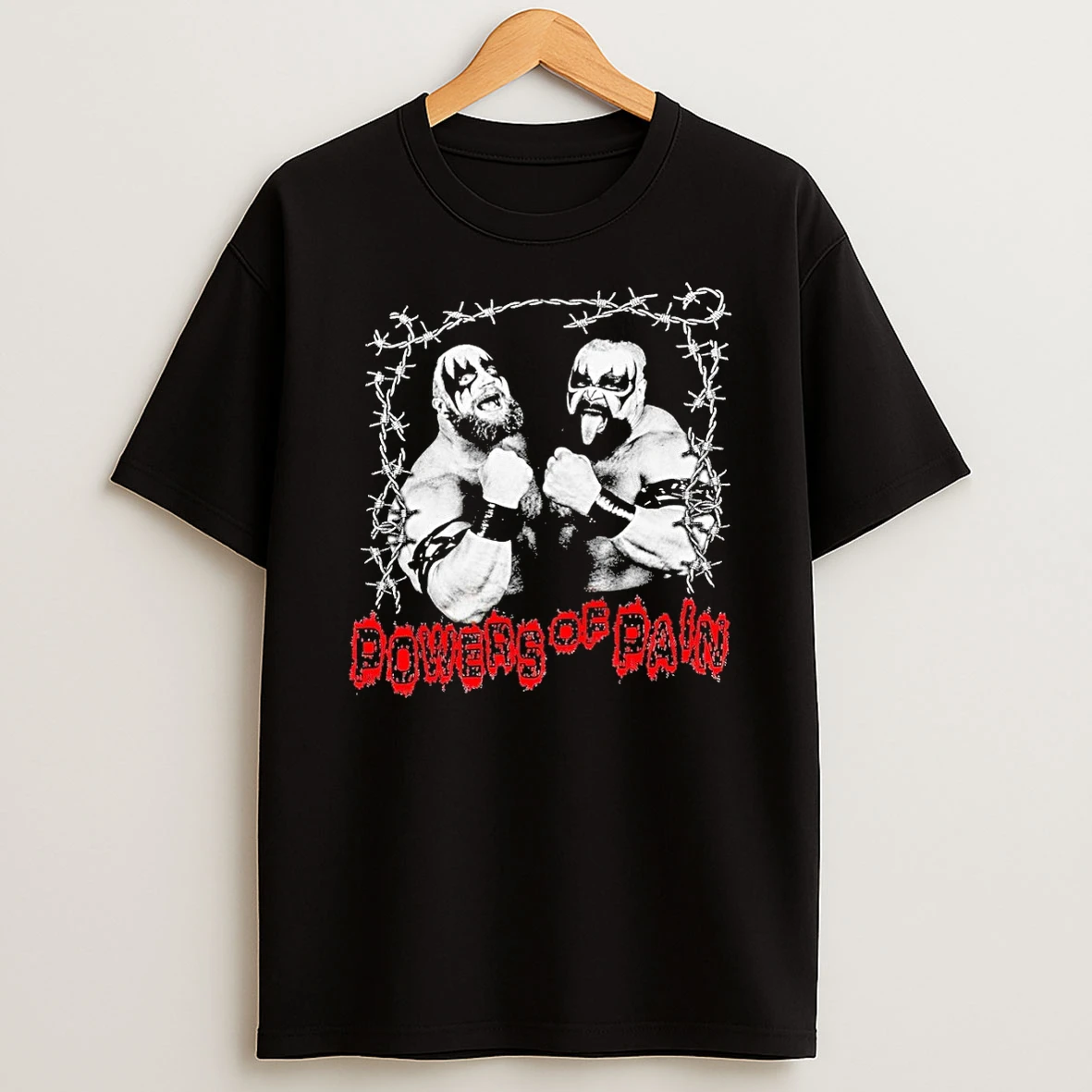 The Powers Of Pain The Barbarian And The Warlord Wwf Vintage Shirts