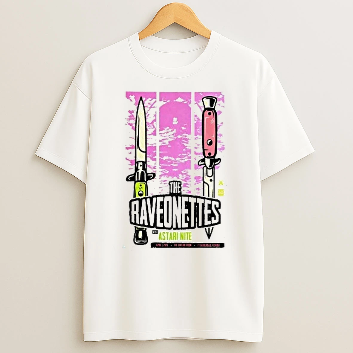 The Raveonettes April 1 2026 Culture Room Fort Lauderdale Fl Shirts