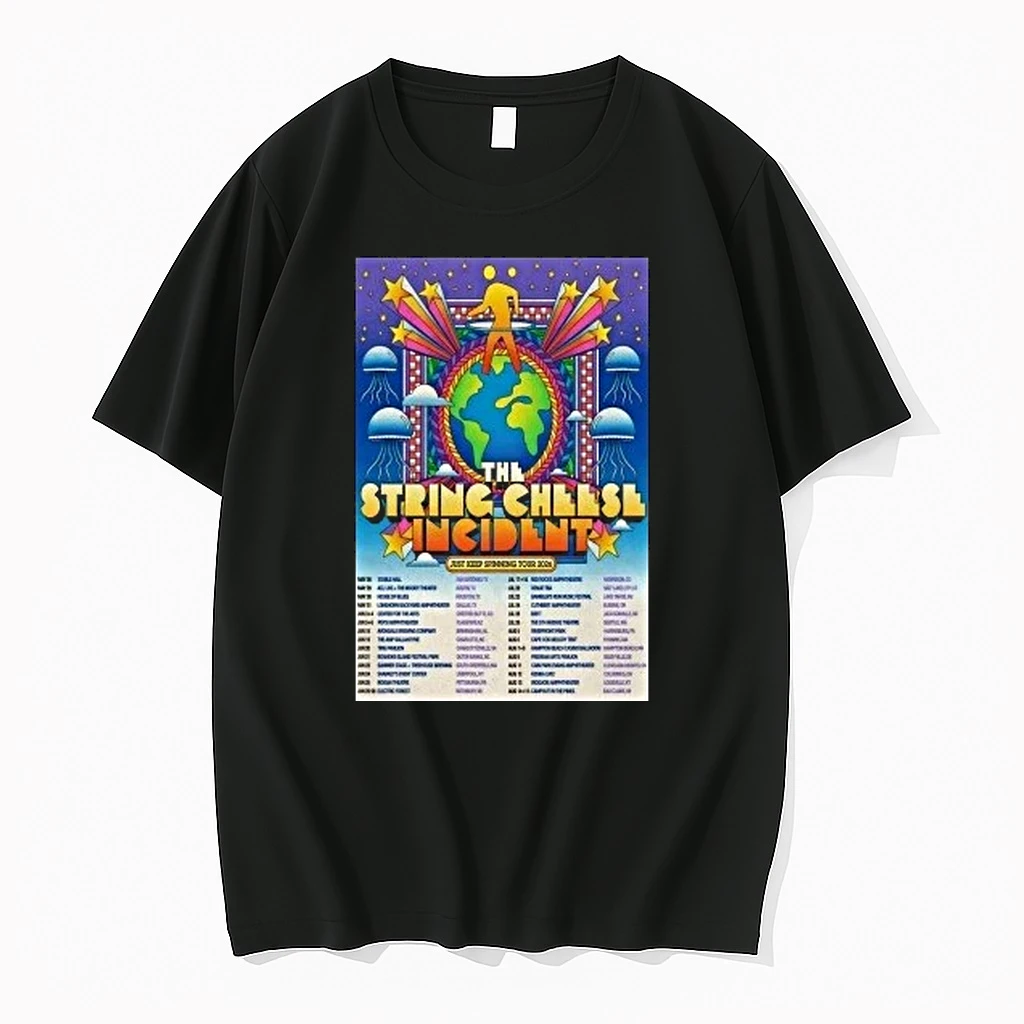 The String Cheese Incident Just Keep Spinning Tour 2026 Shirts