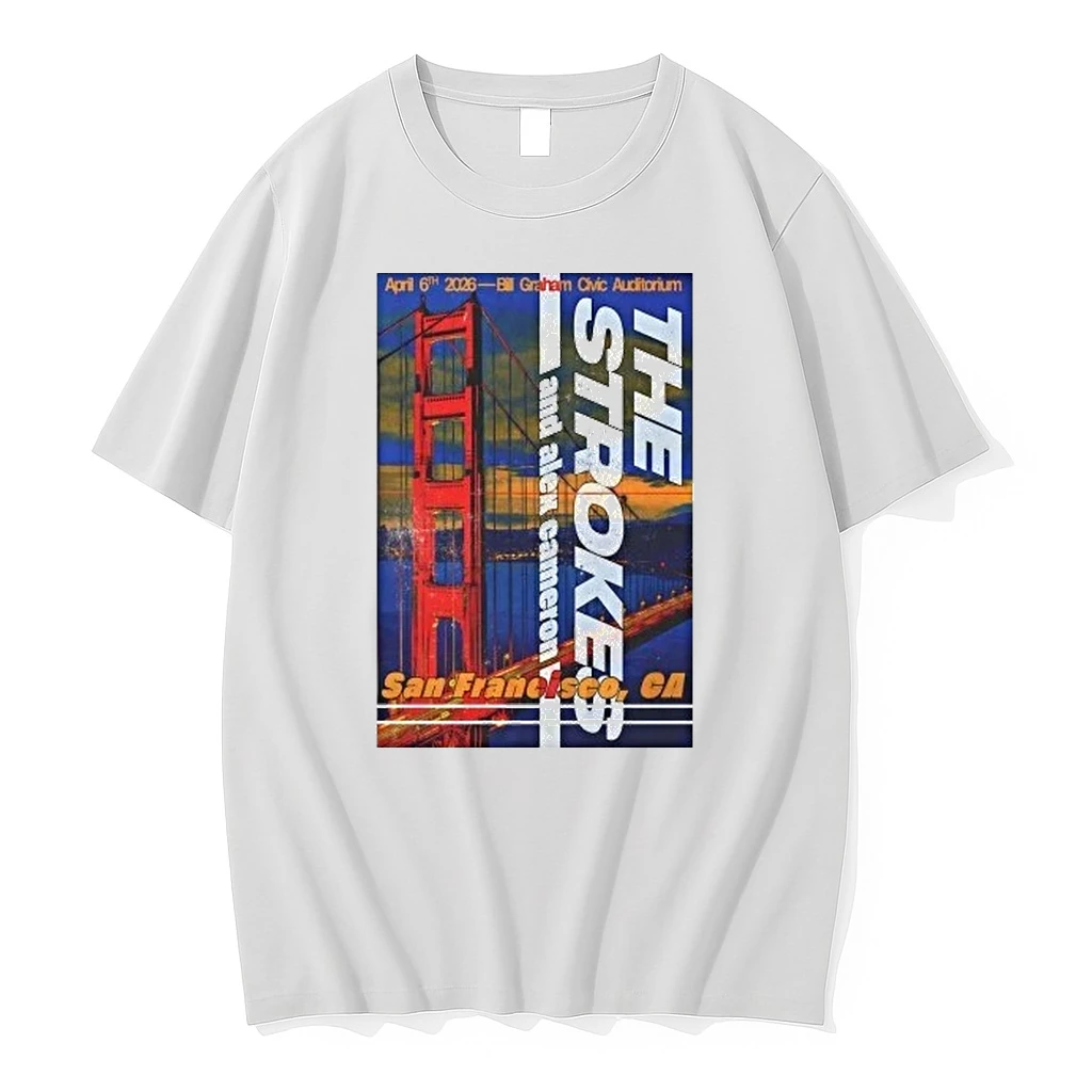 The Strokes Bill Graham Civic Auditorium In San Francisco Ca Apr 6 2026 Shirts