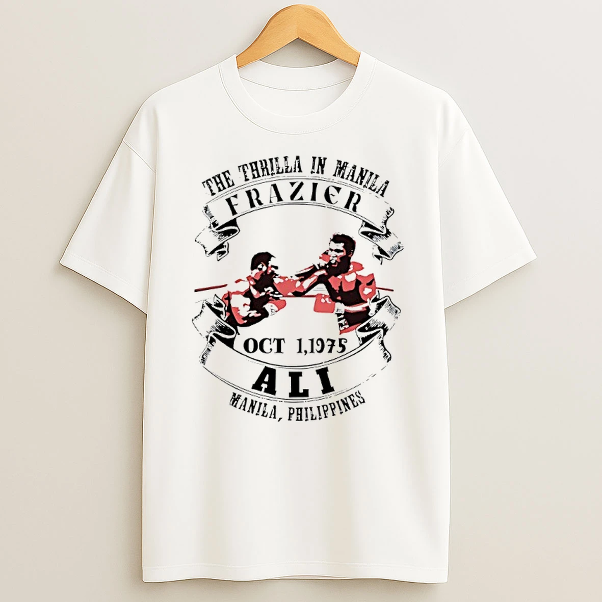 The Thrilla In Manila Frazier Vs Ali Oct 1975 Manila Philippines Vintage Shirts