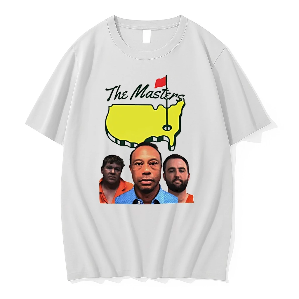 Tiger Woods Scottie Scheffler John Daly Mugshot The Masters Golf Shirts