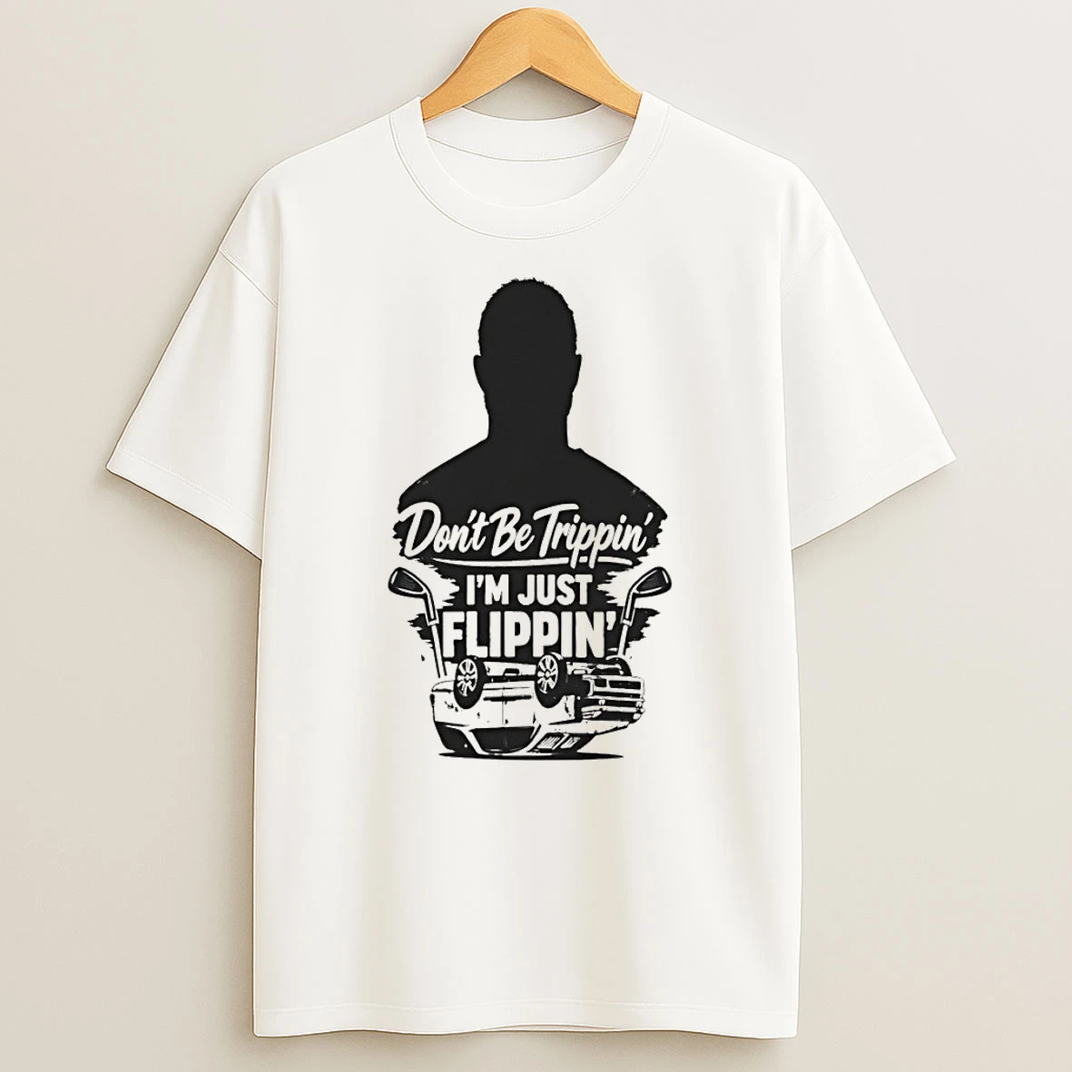 Tiger Woods Dont Be Trippin Im Just Flippin Shirts