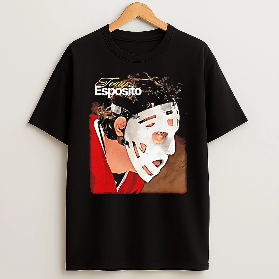 Tony Esposito Chicago Blackhawks Hockey Mask Shirts