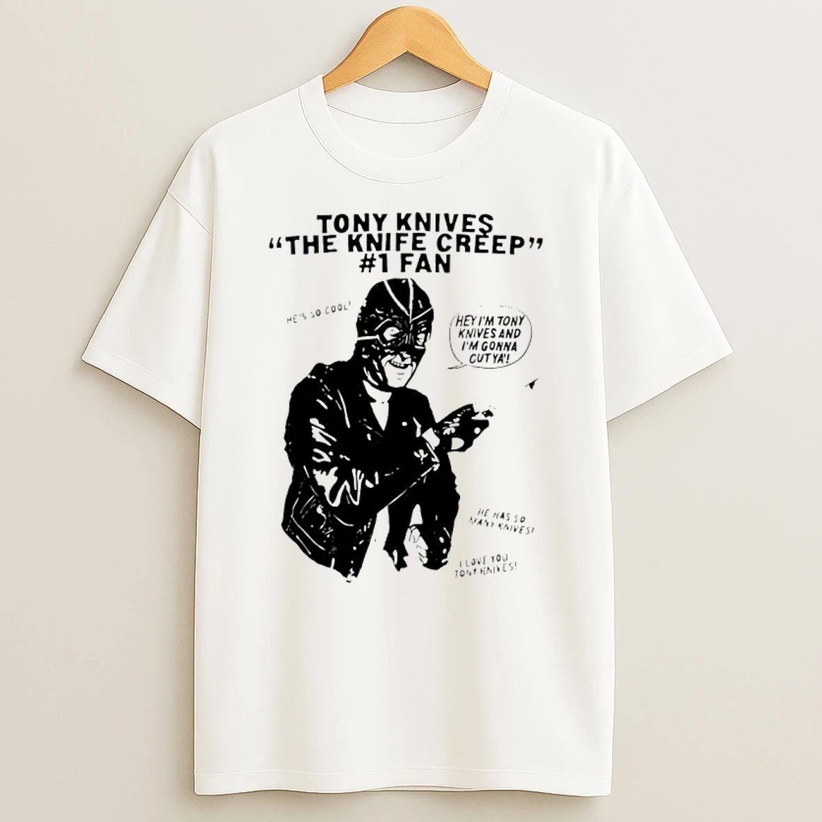 Tony Knives The Knife Creep He Has So Many Knives Art Shirts
